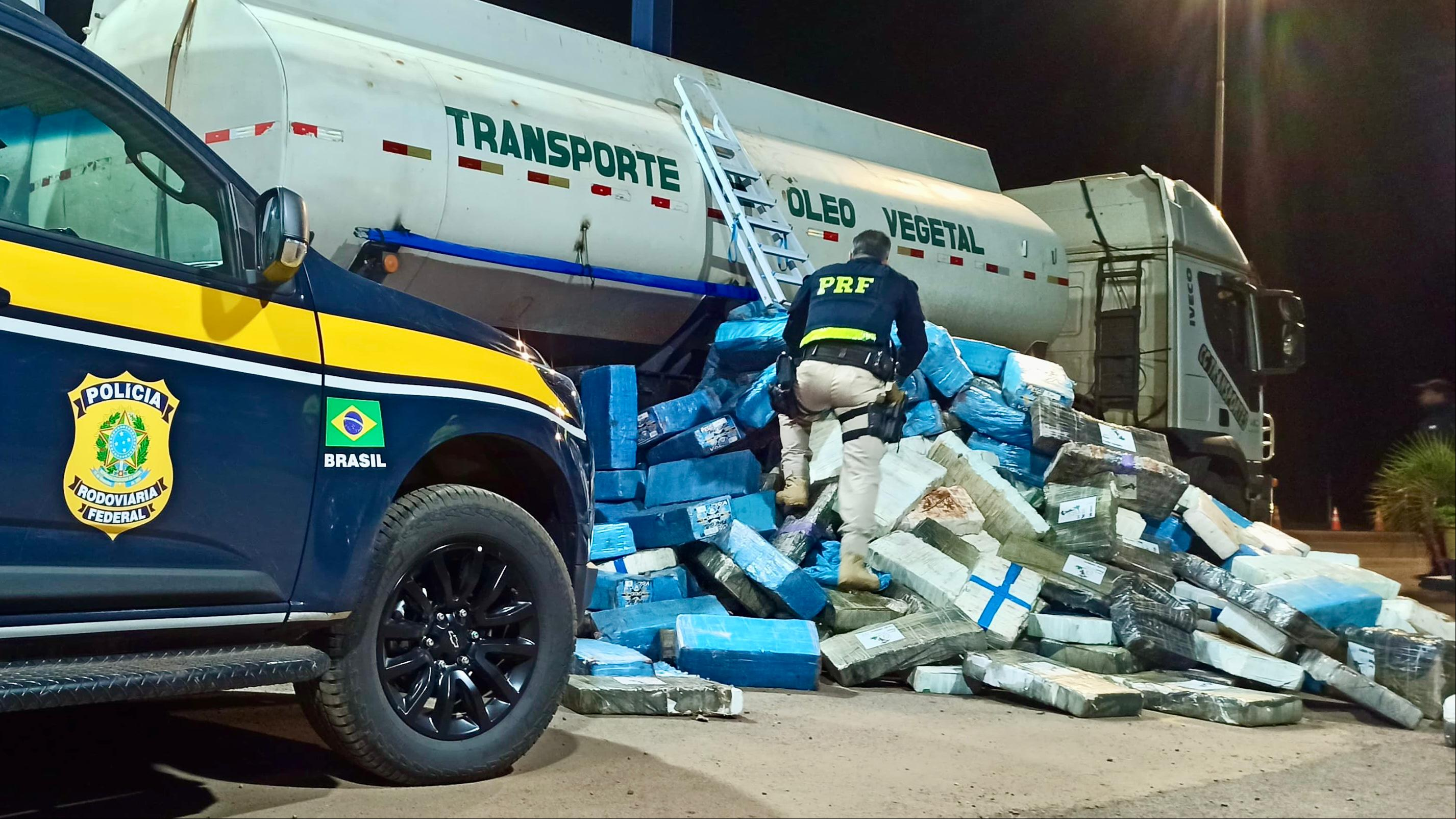 Capa Aumento de apreensões de drogas marcam os números da PRF no RS em 2024