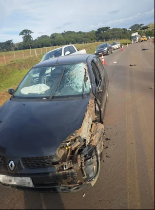 Capa Homem morre em colisão entre carro e moto na RS-324, em o Fundo