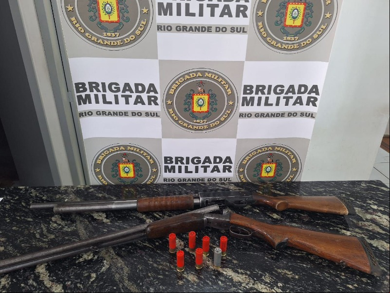 Capa Brigada Militar realiza prisão por porte ilegal de arma de fogo em Fontoura Xavier