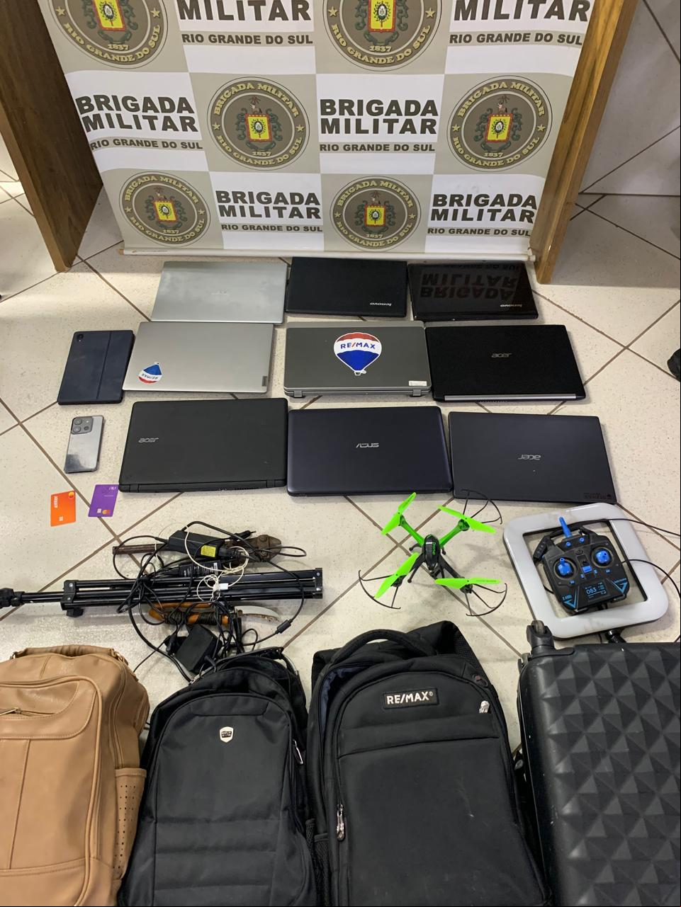 Capa Brigada Militar através do 38° BPM prende homem por furto qualificado em Carazinho