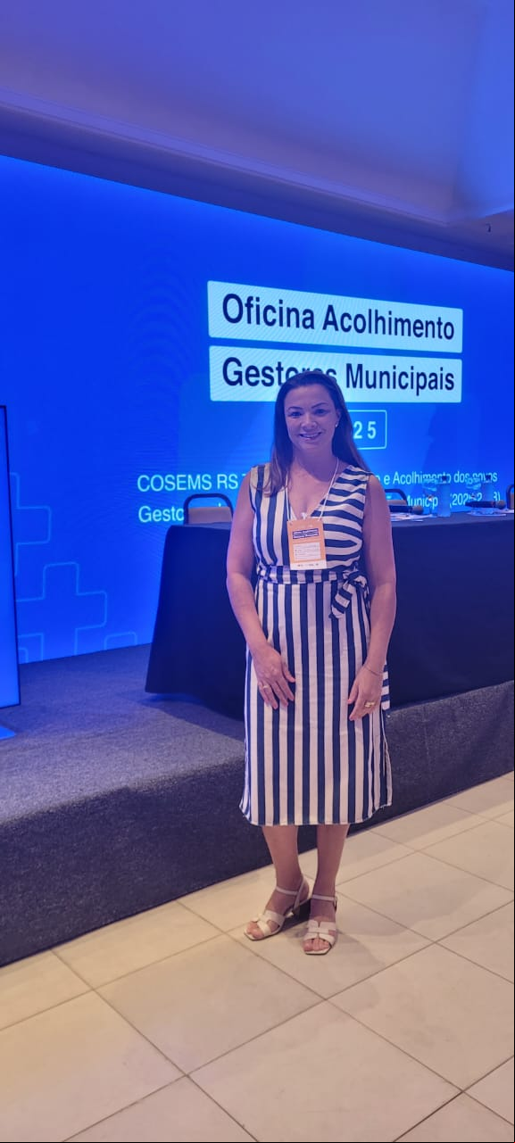 Capa Secretária de Saúde de Almirante Tamandaré do Sul participa de evento da COSEMS RS