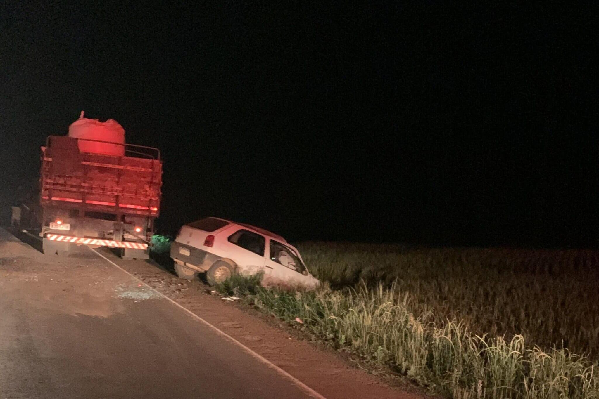 Capa Acidente entre máquina agrícola e veículo deixa uma vítima fatal e dois feridos na ERS 324 em Nonoai